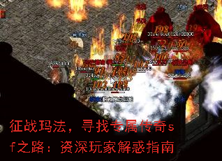 征战玛法,寻找专属传奇sf之路:资深玩家解惑指南 征战玛法,寻找专属传奇sf之路:资深玩家解惑指南