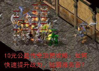 10元公益传奇顶赞攻略:如何快速提升战力,制霸服务器? 10元公益传奇顶赞攻略:如何快速提升战力,制霸服务器?