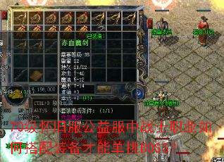 70级怀旧服公益服中战士职业如何搭配装备才能单挑BOSS? 70级怀旧服公益服中战士职业如何搭配装备才能单挑BOSS?