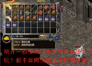 刚开一秒带魂环中变传奇私服怎么玩?新手如何快速上手称霸全服? 刚开一秒带魂环中变传奇私服怎么玩?新手如何快速上手称霸全服?