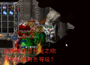 如何快速提升龙之吻传奇私服角色等级? 如何快速提升龙之吻传奇私服角色等级?