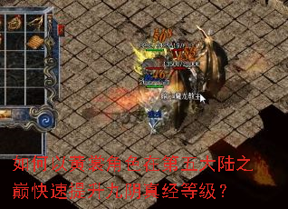 如何以黄裳角色在第五大陆之巅快速提升九阴真经等级? 如何以黄裳角色在第五大陆之巅快速提升九阴真经等级?