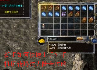 新手如何快速上手?手机玩转玛法大陆全攻略 新手如何快速上手?手机玩转玛法大陆全攻略